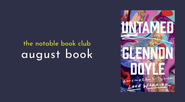 Book Club Pick: Glennon Doyle's Untamed